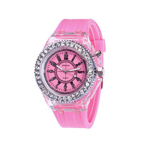 1 LED Quarz Uhr (Farbauswahl)
