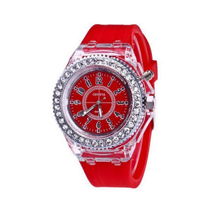 1 LED Quarz Uhr (Farbauswahl)