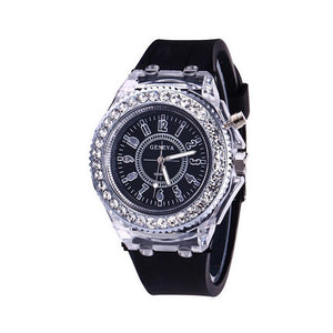 1 LED Quarz Uhr (Farbauswahl)