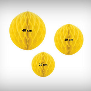 1 Wabenball GELB (Größenauswahl)