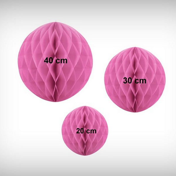 1 Wabenball PINK (Größenauswahl)