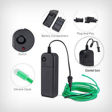 Laden Sie das Bild in den Galerie-Viewer, EL Wire Leucht-Schnur 3 m in BLAU
