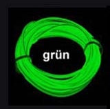 EL Wire Leucht-Schnur 3 m in GRÜN