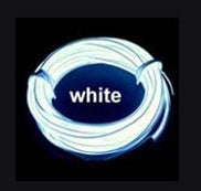 EL Wire Leucht-Schnur 3 m in WEISS