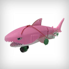 Laden Sie das Bild in den Galerie-Viewer, 1 LED Haifisch mit Sound rosa
