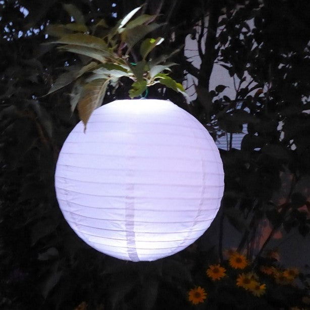 1 LED Lampion WEISS 35 cm