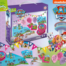 Laden Sie das Bild in den Galerie-Viewer, Party-Koffer &quot;Paw Patrol&quot; Mädchen 51teilig
