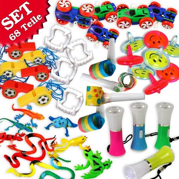 1 Pinata-Füllung für Jungen 68 Teile